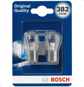 Bosch P21W 382 P21w Original 12v 21w Ba15s(X2) 1987301609 - 2 Pack Bulbs - Picture 1 of 2