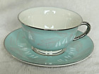 Vintage 1960s Nancy Prentiss "FOXHALL" Fine China Tea Cup & Saucer, Made In USA