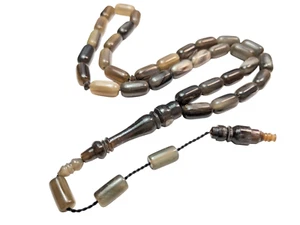 33 Buffalo Horn Prayer Beads Bufalo Boynuzu Tasbih Tesbih Misbaha - Picture 1 of 14