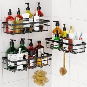 Shower Caddy Organizer Rustproof - Bathroom Shelves Rack for Home Storage - Picture 1 of 9