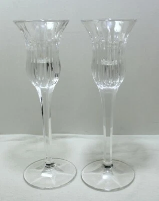 Candelabros de cristal de 8 pulgadas de alto Foto 1 de 4