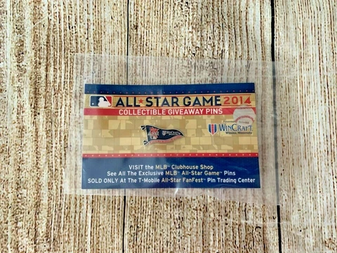 2014 MLB All Star Game Officially Licensed Lapel Pin Wincraft Pennant Cover