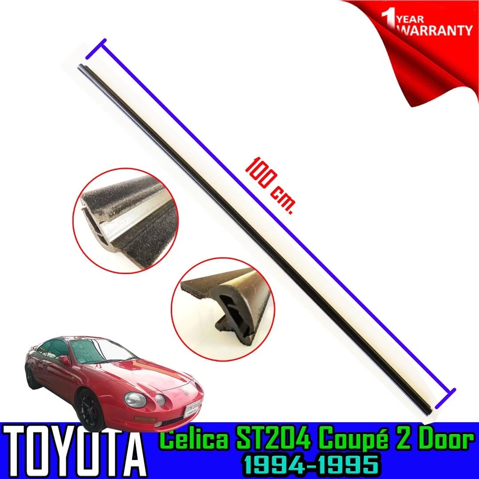 1994 - 1995 年适用于丰田 Celica ST204 双门轿跑车门 DIY。  Beltline Weatherstrip x1 — 第 1/3 张图片