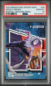 2024 Upper Deck Marvel Renditions Impel Ghost-Spider #89 PSA 10 GEM MINT INSERT - Bild 1 von 2