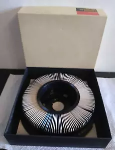Vintage Black Carousel Transvue 80 Slide Tray With Original Box & Slides - Picture 1 of 22
