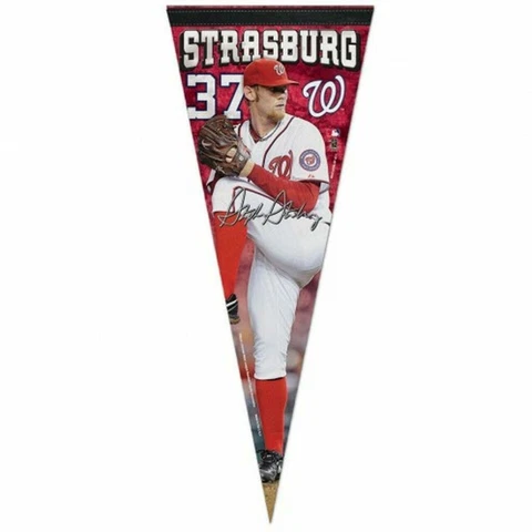 Washington Nationals Strasburg 12x30 Vertical Pennant (NEW) Sign Banner Wall Cover