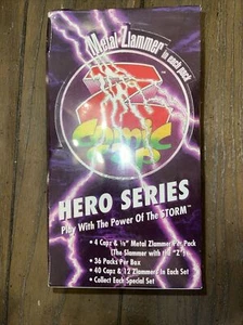 HERO SERIES by Z COMIC CAPS POGS/MILK CAPS UNOPENED BOX WITH (36) UNOPENED PACKS - Picture 1 of 13