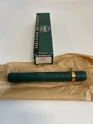 Clarostat tubular Adjustable ceramic resistor 400 Ohm  100  watt Vk100NA  New - Image 1 of 4