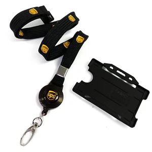 UPS Tubular Lanyard + Badge Reel - Bild 1 von 3