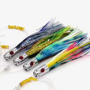 150mm Rigged Skirted Game Fishing Lure Trolling Lure Mahi Tuna - Picture 1 of 18