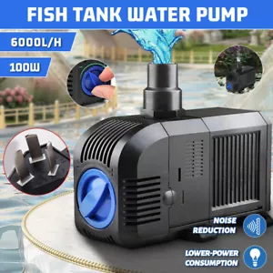 Submersible Water Pump Fish Tank Pond Aquarium Waterfall Fountain Sump Feature - Picture 1 of 12