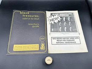 Coca-Cola Black Treasures Negro Life and History Study Teacher's Guide 1969 - Picture 1 of 7