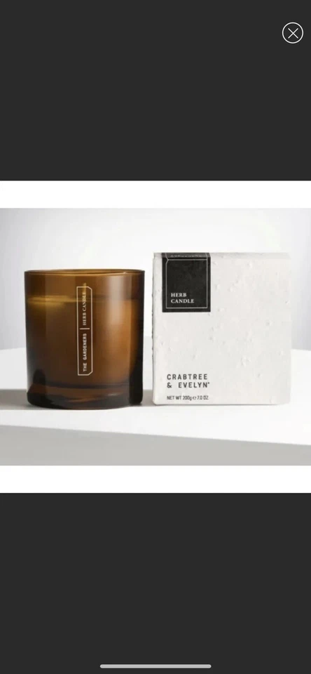 Crabtree & Evelyn THE GARDENERS HIERBA VELA Neroli ámbar y albahaca 200 g 7 oz Nuevo Foto 1 de 1