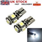 For Vauxhall Corsa C 5 LED License Number Plate Canbus Light Bulbs White 501 W5W