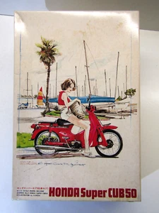 Bandai 1:12 Scale Honda Super Cub 50 Model Kit # 0505101-700 Vintage - Bild 1 von 12