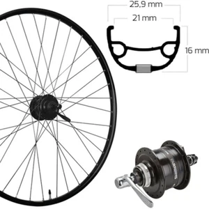 Roland Vorderrad 28" Disc Centerlock SE RIVAL 21 Alu Nabendynamo Schnellspanner - Bild 1 von 1