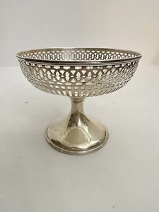 Shreve Treat & Eacret Sterling Silver Candy Dish Filigree Vintage 1960s RARE - Picture 1 of 8