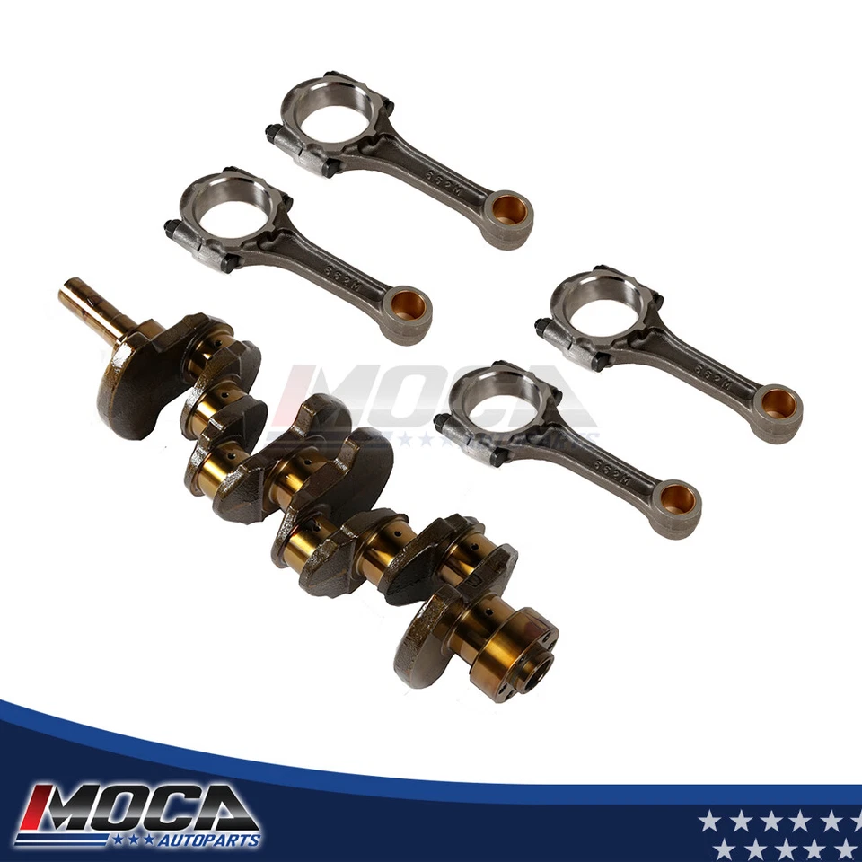 Cigüeñal con juego de 4 bielas para camioneta Toyota 75-95 4Runner Celica L4 Foto 1 de 4