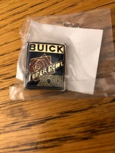 Buick Super Bowl XXI 21 - Hutnadel, Anstecknadel, Tie Tac, Hutnadel Neu aus altem Lagerbestand versiegelt VNT - Bild 1 von 1