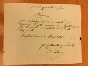 Document signed by Gasparo De Latour - Picture 1 of 1