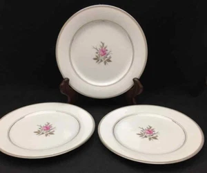 Noritake Roanne Salad Plates (set of 3) - vintage Japanese Fine China - Picture 1 of 5