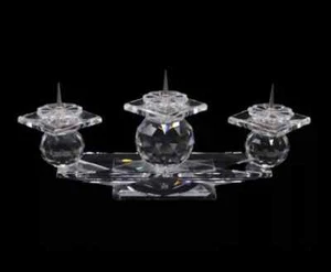 Kerzenständer Swarovski Kristall 3 Lichter Pin Style - Bild 1 von 3