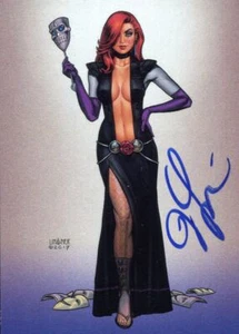 Dawn 30th Anniversary Autograph Card # 3 Of 6 Linsner Blue Variant - Picture 1 of 1
