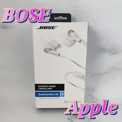 Bose QuietComfort 20 Cuffie In-Ear con Cancellazione del Rumore Bianco per Apple Japan - Immagine 1 di 2