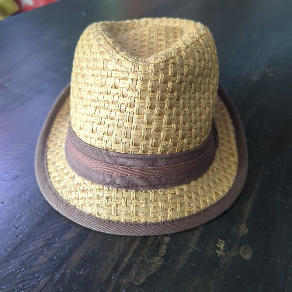 Sombrero de paja de papel tejido Goorin Bros Trilby Fedora para hombre mediano  Foto 1 de 4