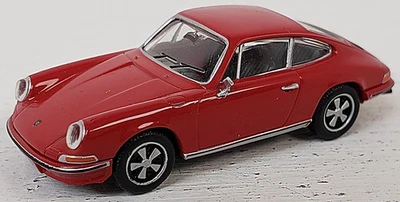 Brekina NEW HO 1/87 Scale Classic 1970's Porsche 911 Sports Car in Red Finish - Image 1 of 4