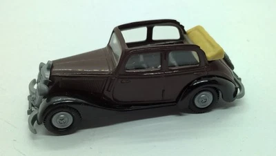 Praliné 1:87 Mercedes 170 V Cabrio-Limousine offen schokobraun schwarz (53) - Bild 1 von 3