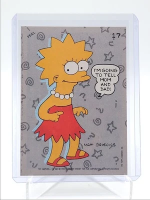 PEGATINAS LISA SIMPSON 1990 TOPPS LOS SIMPSON Q5902 Foto 1 de 2