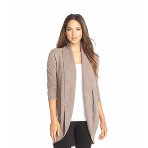 Barefoot Dreams Bamboo Long Sleeve CozyChic® Lite Circle Lounge Cardigan Size: 8 - Picture 1 of 6
