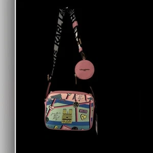 Karl Lagerfeld Multicolor Crossbody Bag With Coin Wallet NWT - Picture 1 of 13