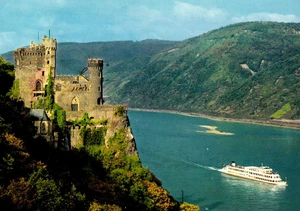 Postcard Burg Rheinstein Am Rhein Trechtingshausen Germany - Picture 1 of 2