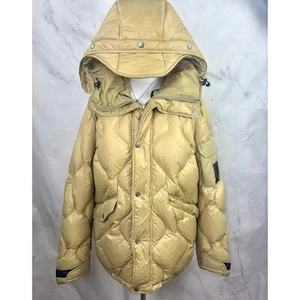 Giacca uomo RAG & BONE piumino fantasma con cappuccio scudo taglia S beige puffer streetwear - Foto 1 di 20