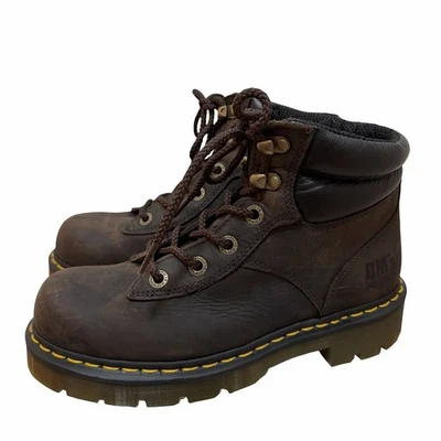 Ботинки Dr Martens Burnham промышленные нескользящие устойчивые мужские размер США 7 женские 8 черные AW004 - Изображение 1 из 4