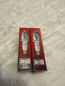 2× Champion 346 RC10YC4 Copper Plus Spark Plugs (New Open Box) - Picture 1 of 2