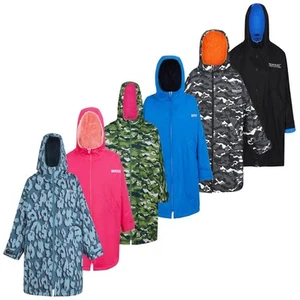 Regatta Kids Waterproof Fleece Lined Oversized Changing Robe - Picture 1 of 59