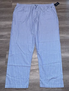 Polo Ralph Lauren Men's Size 3XL 3XT Blue Striped Lounge Pajama Pants Sleepwear - Picture 1 of 8