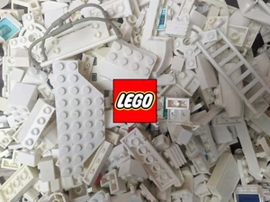 LEGO CREATIVITY PACK(S) BULK LOT - WHITE GREAT MIX 450g - Picture 1 of 4