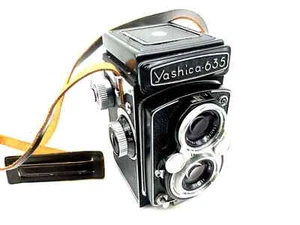 Yashica 635 TLR con Yashikor 1:3.5 f=80mm Copal-MXV cámara de dos ojos - Imagen 1 de 5