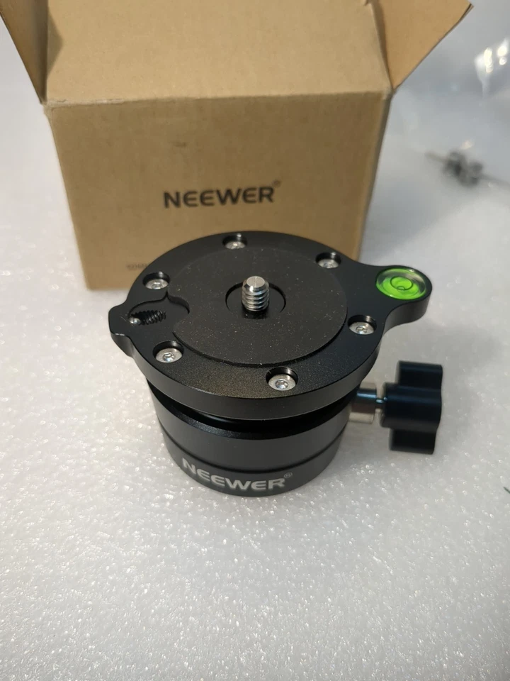 Neewer Trípode Base Niveladora Cámara Nivelador con Placa de Ajuste de Nivel de Burbuja Foto 1 de 4