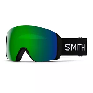 Smith 4D Mag XL Goggle Black + ChromaPop Sun Green Mirror - Picture 1 of 1