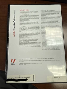 Adobe Creative Suite 2 Standard Mac Macintosh OSX 2005 w/ Serial Number Complete - Afbeelding 1 van 5