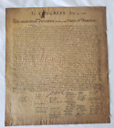 Declaration of Independence Replica Antiqued Parchment Paper Homeschool 13x15