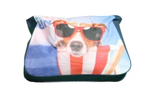 "Hermosa bolsa de compras / bolsa de playa con divertido motivo "Perro" - Imagen 1 de 2