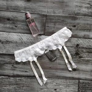 Suspender White Lace Belt Ann Summers Size 10 12 - Picture 1 of 6