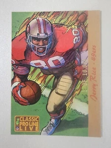 Jerry Rice 1993 Classic Pro Line Live Illustrated /10000 #SP2 HOF 49ers - Picture 1 of 2
