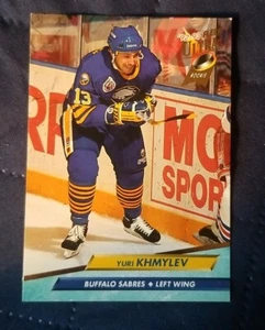 1992-93 Ultra Buffalo Sabres Hockey Card #260 Yuri Khmylev Rookie - Picture 1 of 2
